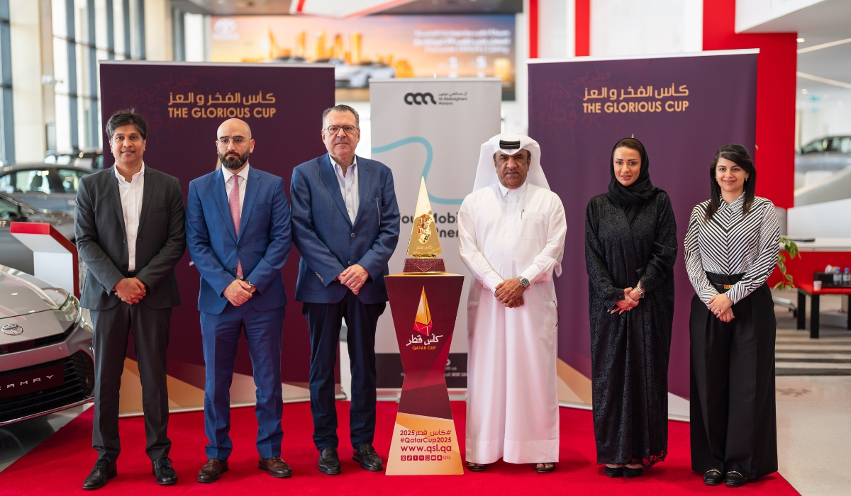 Qatar Cup Trophy Visits Al Abdulghani Motors